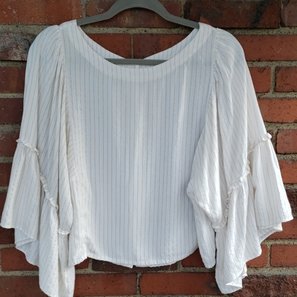 Floreat Tops - Floreat Anthropologie Bell Sleeve Top